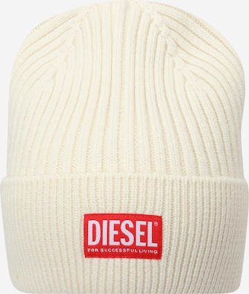 DIESEL Шапка 'CODER' в Белый: спереди