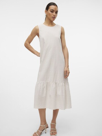 Robe 'MOLLY' VERO MODA en beige : devant