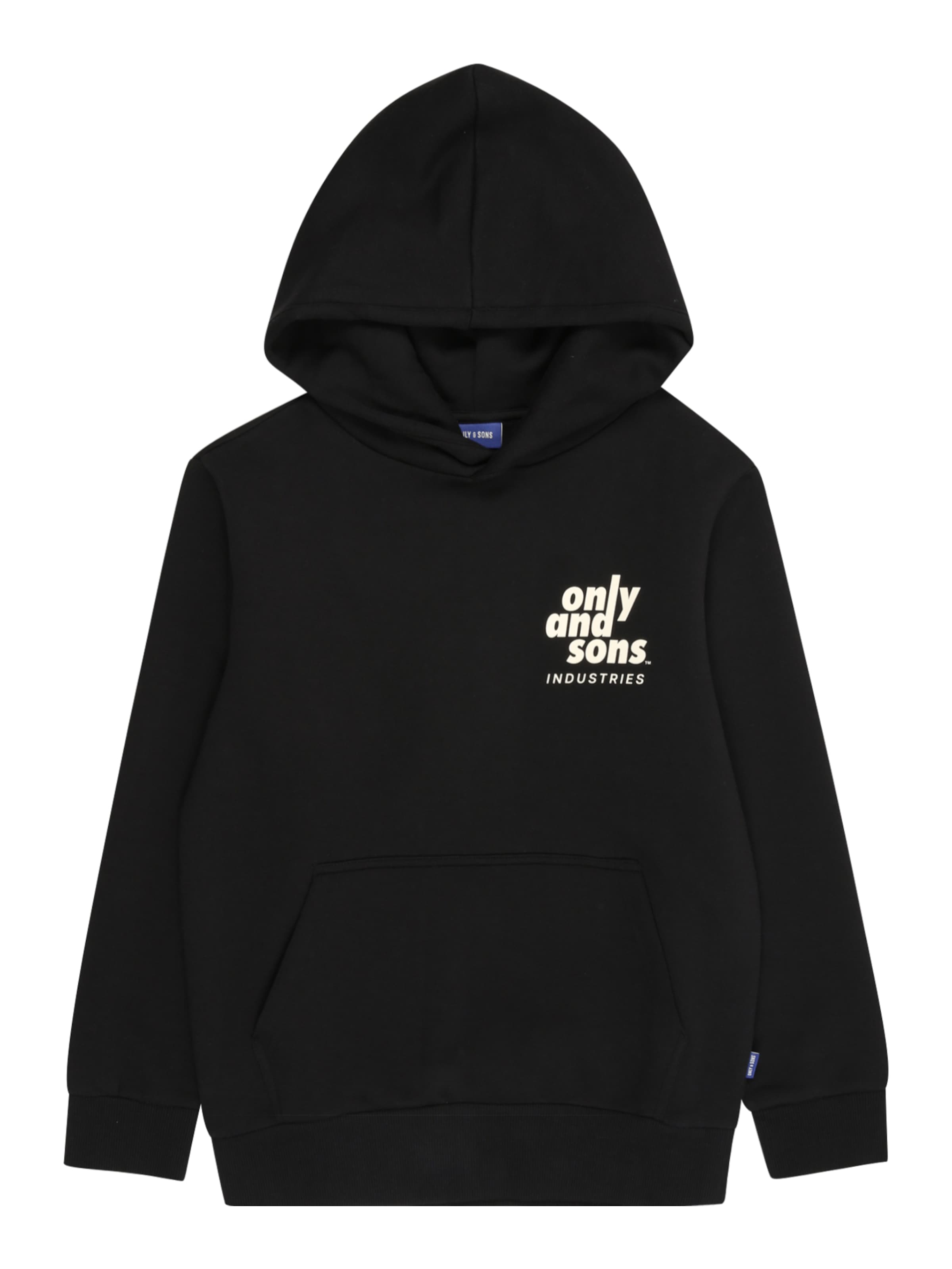 Only & Sons Junior Свитшот 'HUDSON' в Черный: спереди