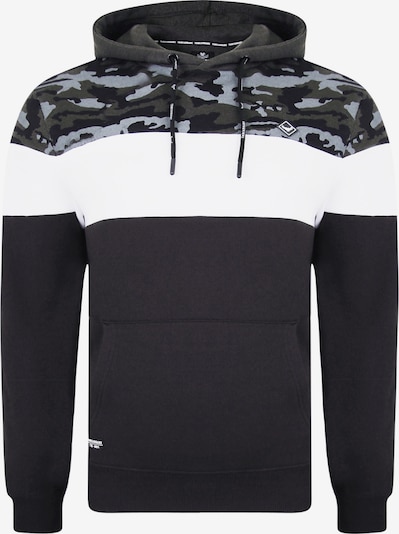 Threadbare Sweat-shirt en mélange de couleurs / noir, Vue avec produit
