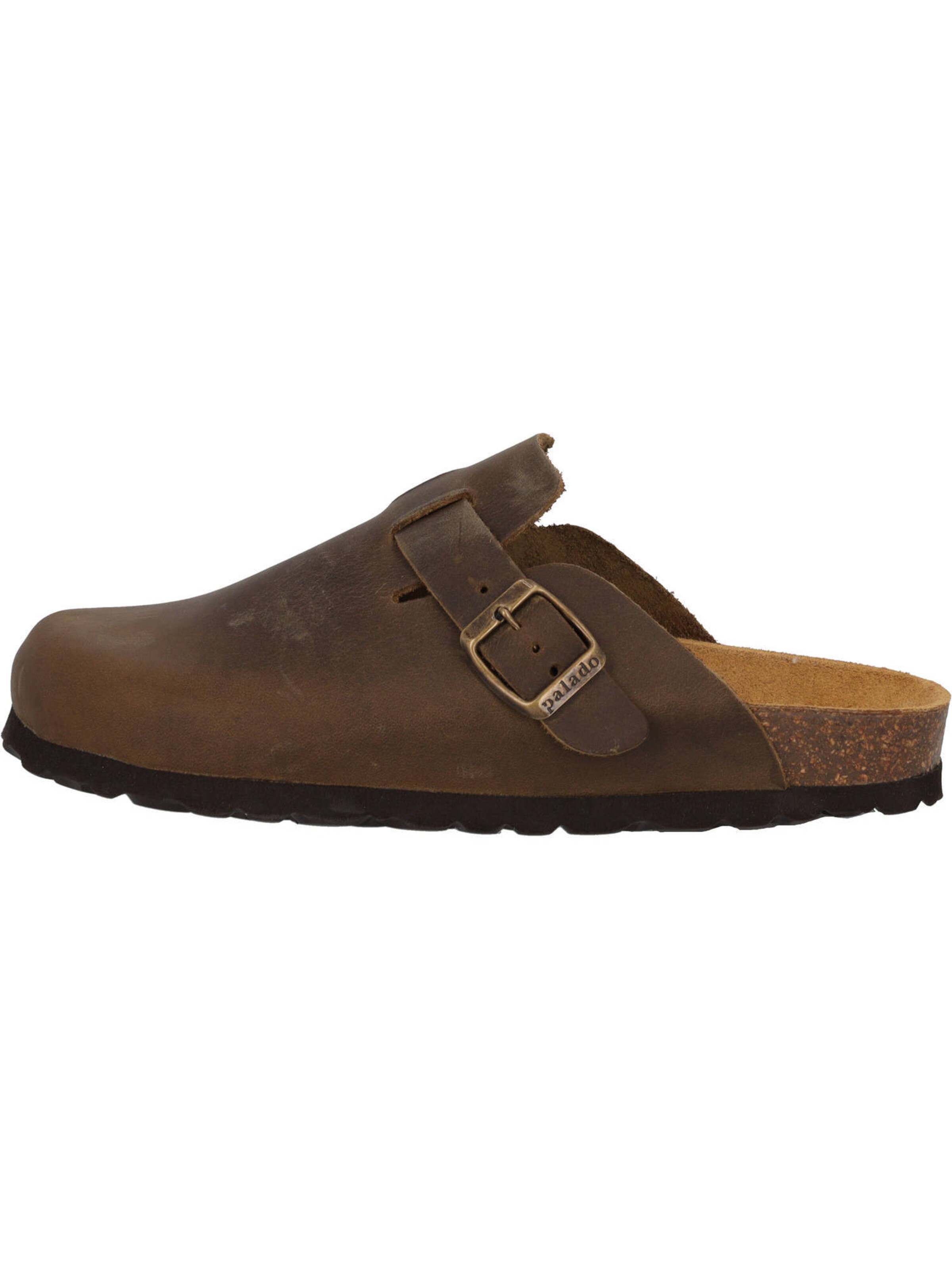 Palado Pantolette 'Kiel Apure' in Grün: Vorderseite