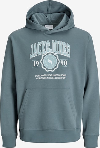 JACK & JONES Collegepaita 'JJMAKO' värissä sininen: etupuoli
