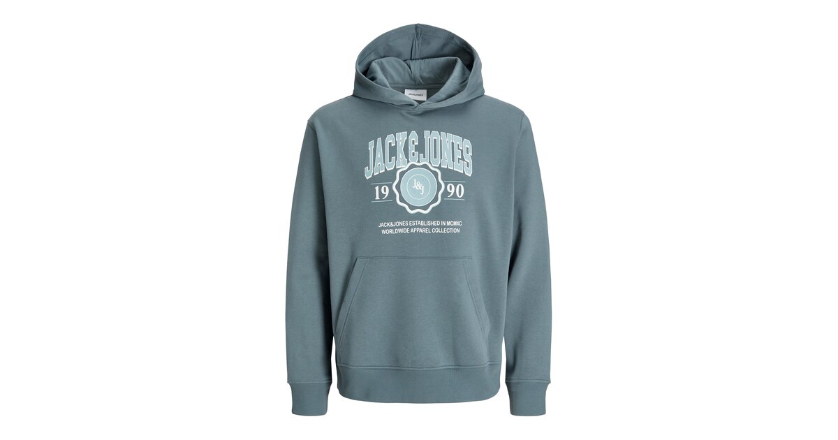 Jack & Jones Kapuzensweatshirt JJSTEEL SWEAT HOOD, Pigmentprint für Jack & Jones Kapuzensweatshirt JJSTEEL SWEAT HOOD, Pigmentprint für