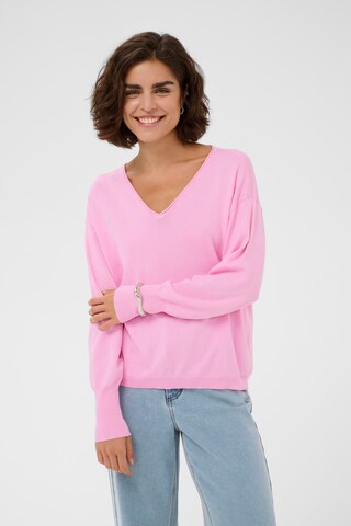 Kaffe Pullover in Pink: Vorderseite