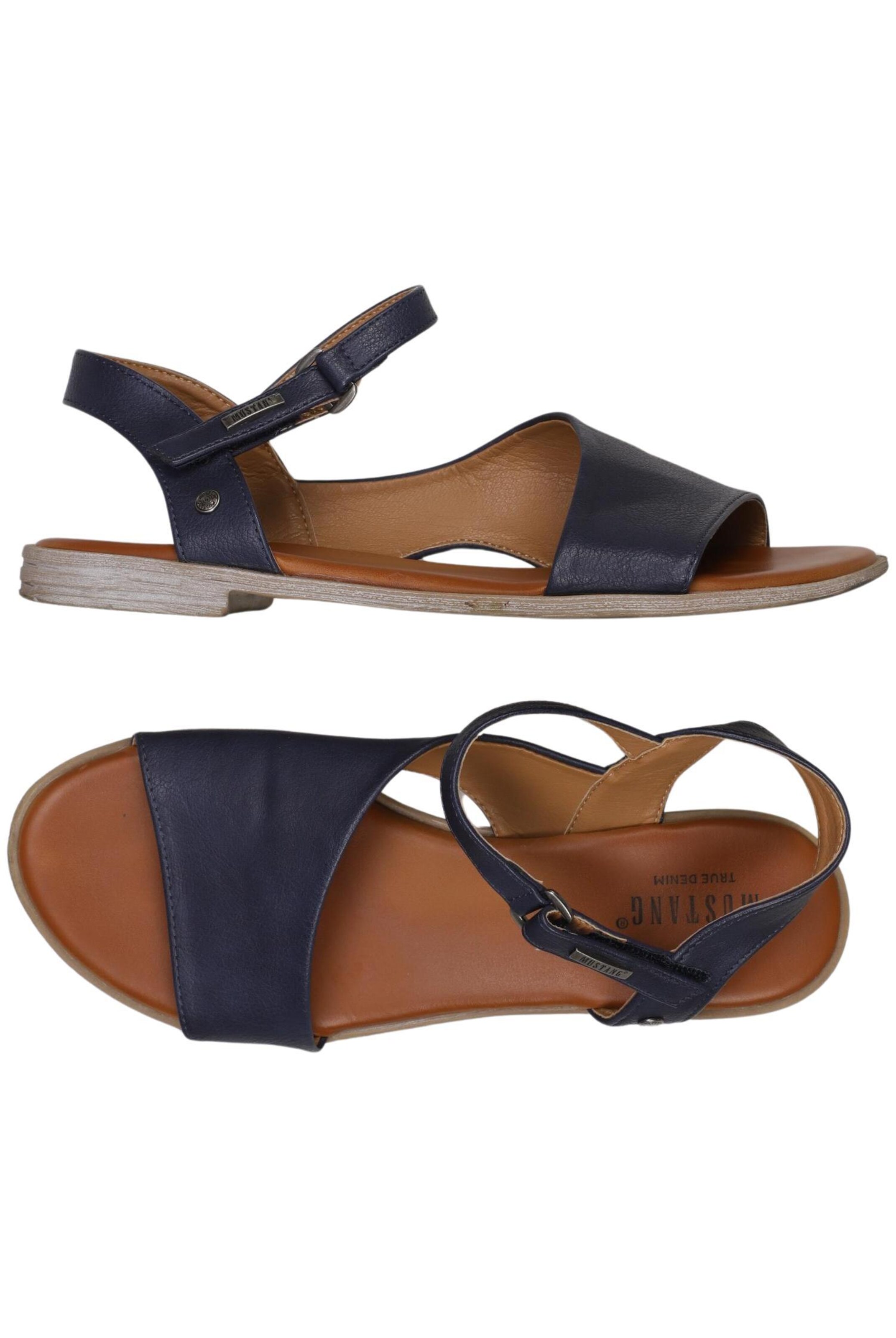 MUSTANG Sandalen 39 in Blau: Vorderseite