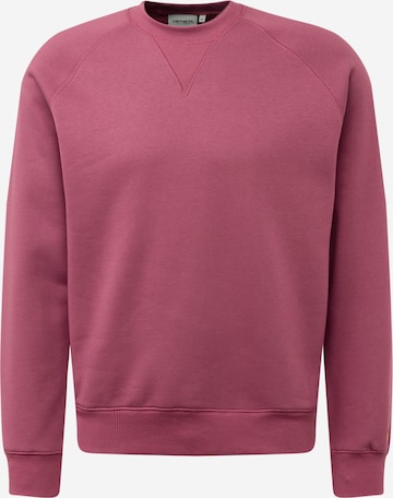 Carhartt WIP Collegepaita 'Chase' värissä lila: etupuoli