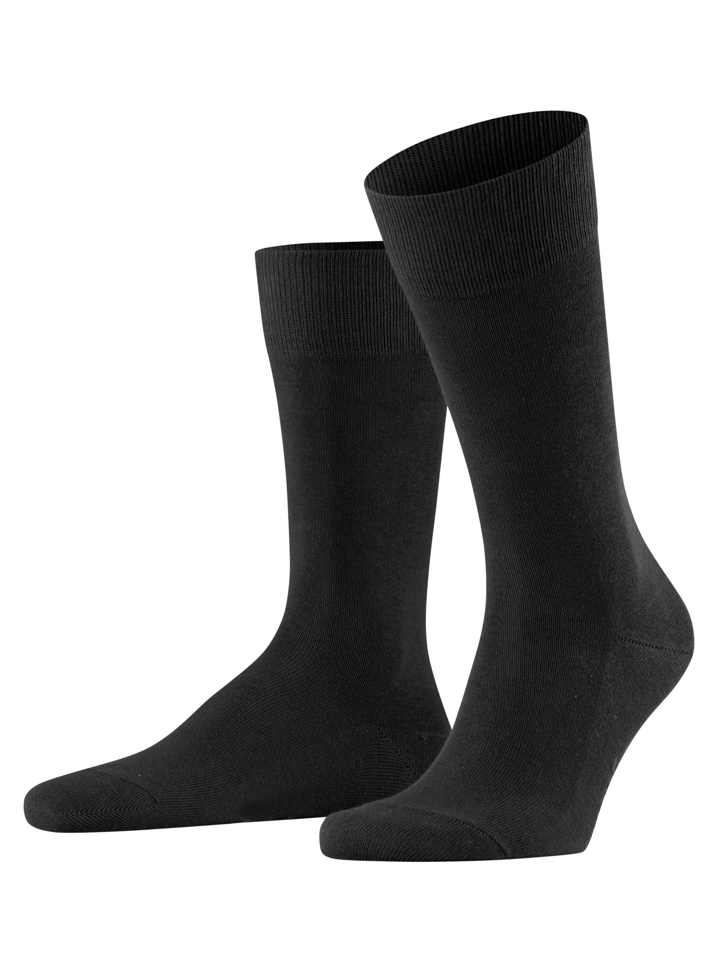 FALKE Socks 'Family' in Black: front
