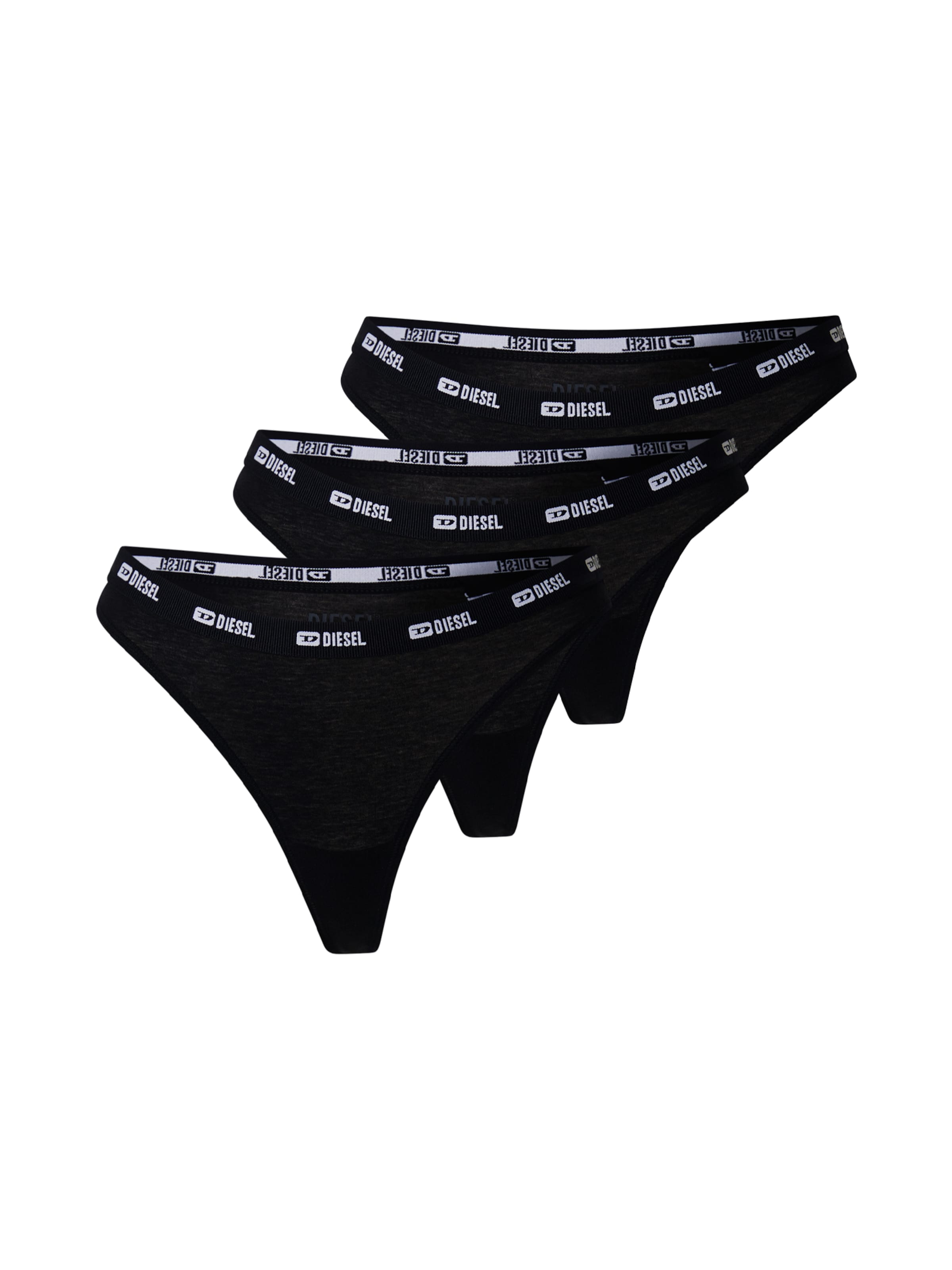 DIESEL String bugyik 'STARS' - fekete: elől