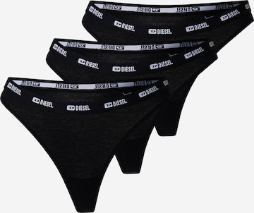 DIESEL Tanga 'STARS' – černá: přední strana