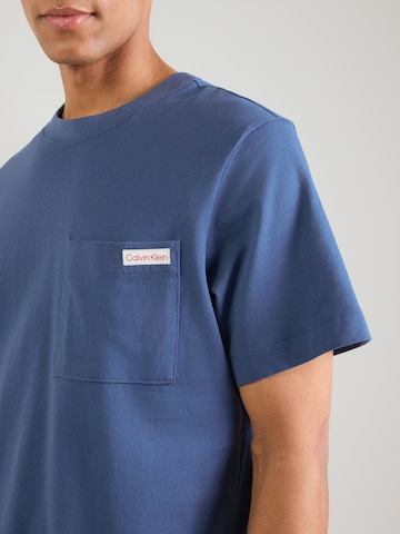 regular Maglietta di Calvin Klein Jeans in blu