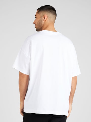 balta Calvin Klein Jeans Marškinėliai 'SKYSCRAPER'