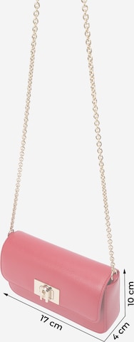 FURLA - Mala de ombro 'ARES' em vermelho