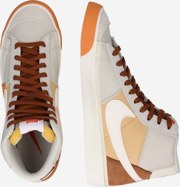 Nike Sportswear High-Top Sneakers 'Blazer' in Beige