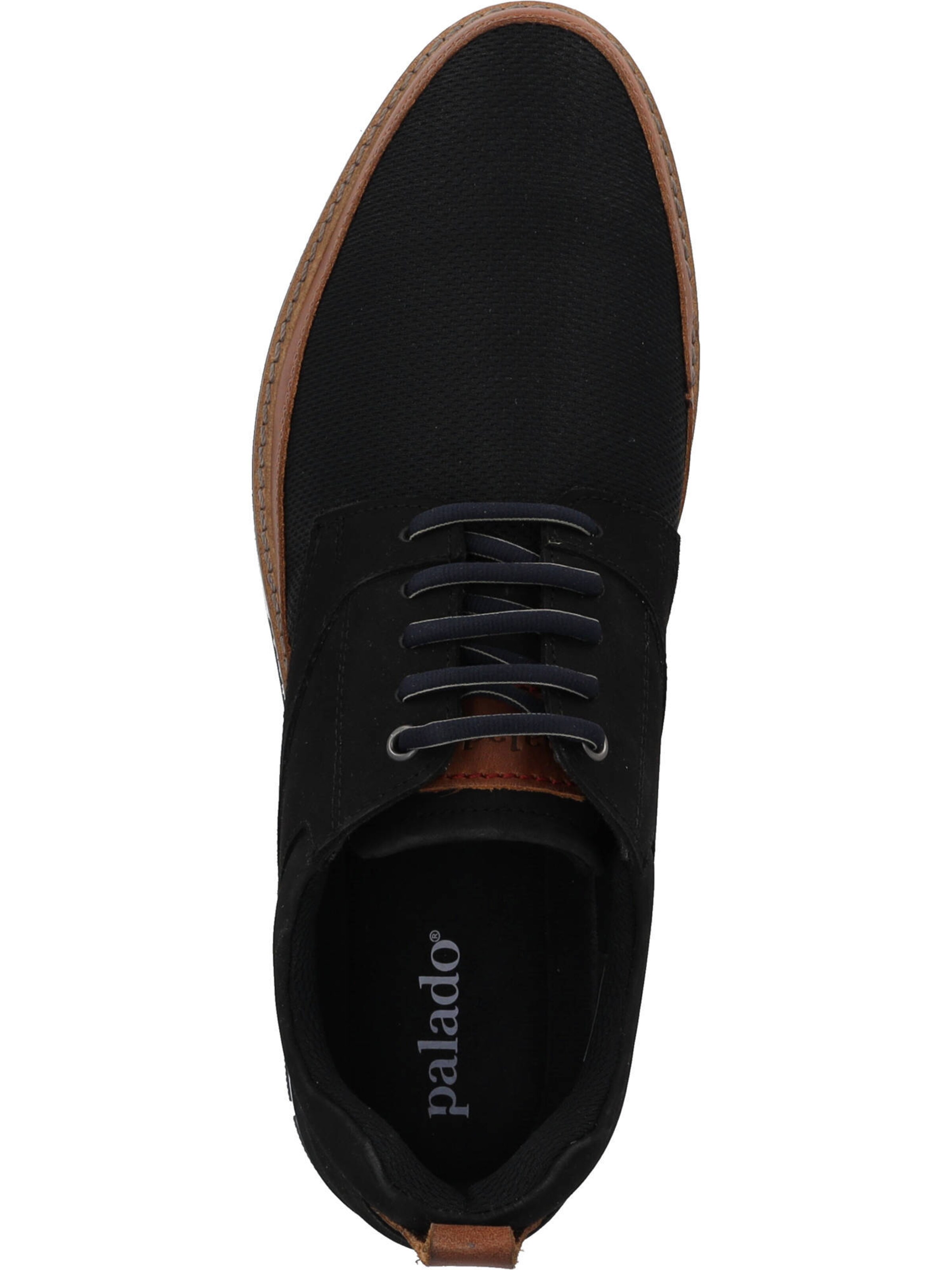 Chaussure à lacets 'Faekas' Palado en noir