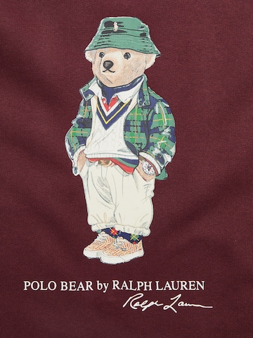 Bluză de molton de la Polo Ralph Lauren pe roșu