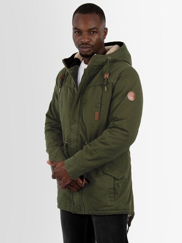 Alessandro Salvarini Winter parka in Green: front