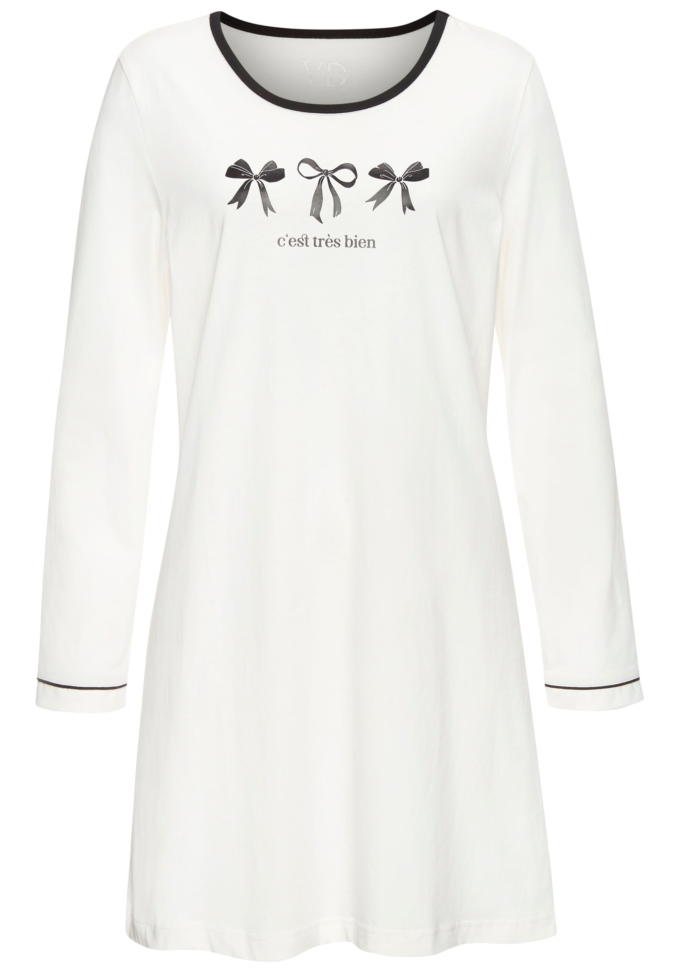 VIVANCE Nightgown in Beige: front