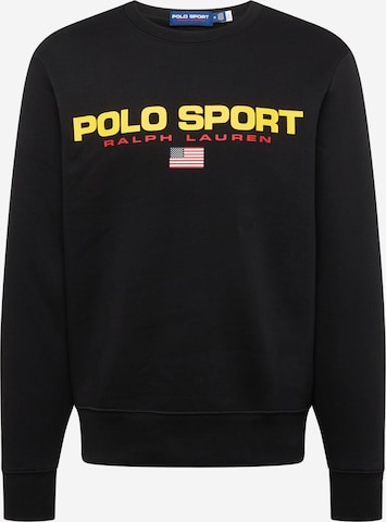 Sweat-shirt Polo Ralph Lauren en noir : devant