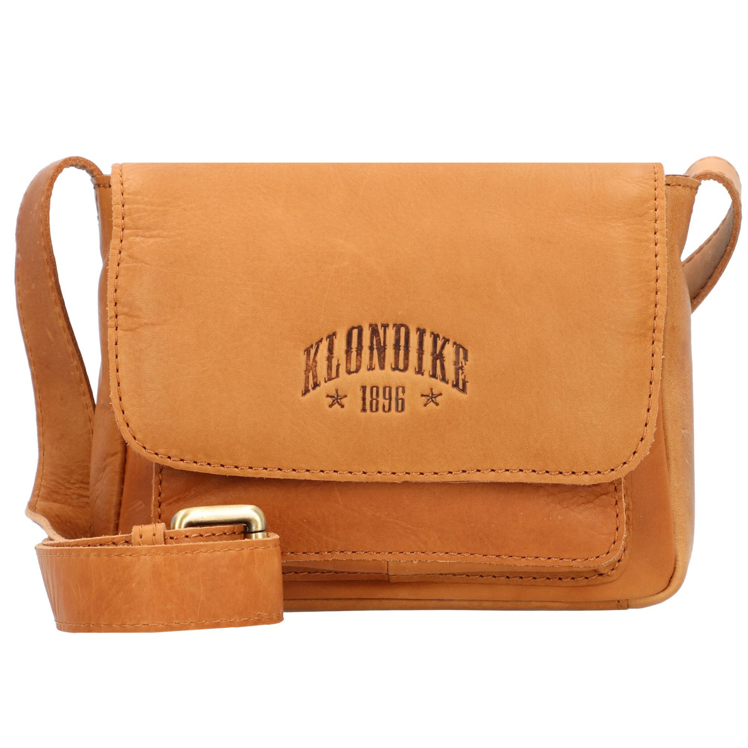 Borsa a tracolla 'Rush' di KLONDIKE 1896 in marrone: frontale