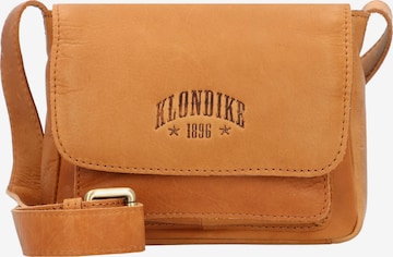 Borsa a tracolla 'Rush' di KLONDIKE 1896 in marrone: frontale