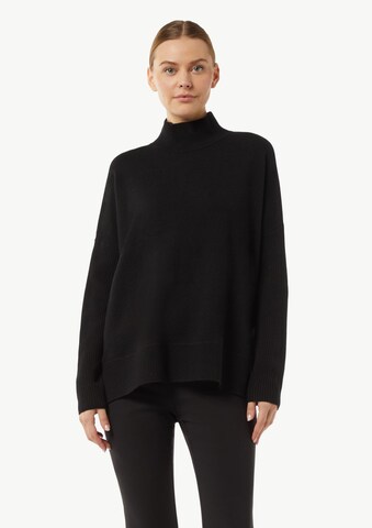 comma casual identity Sweater in Black: front