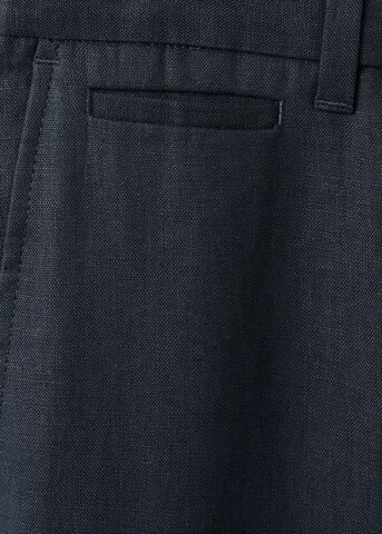 MANGO MAN Regular Hose 'Oyster' in Blau