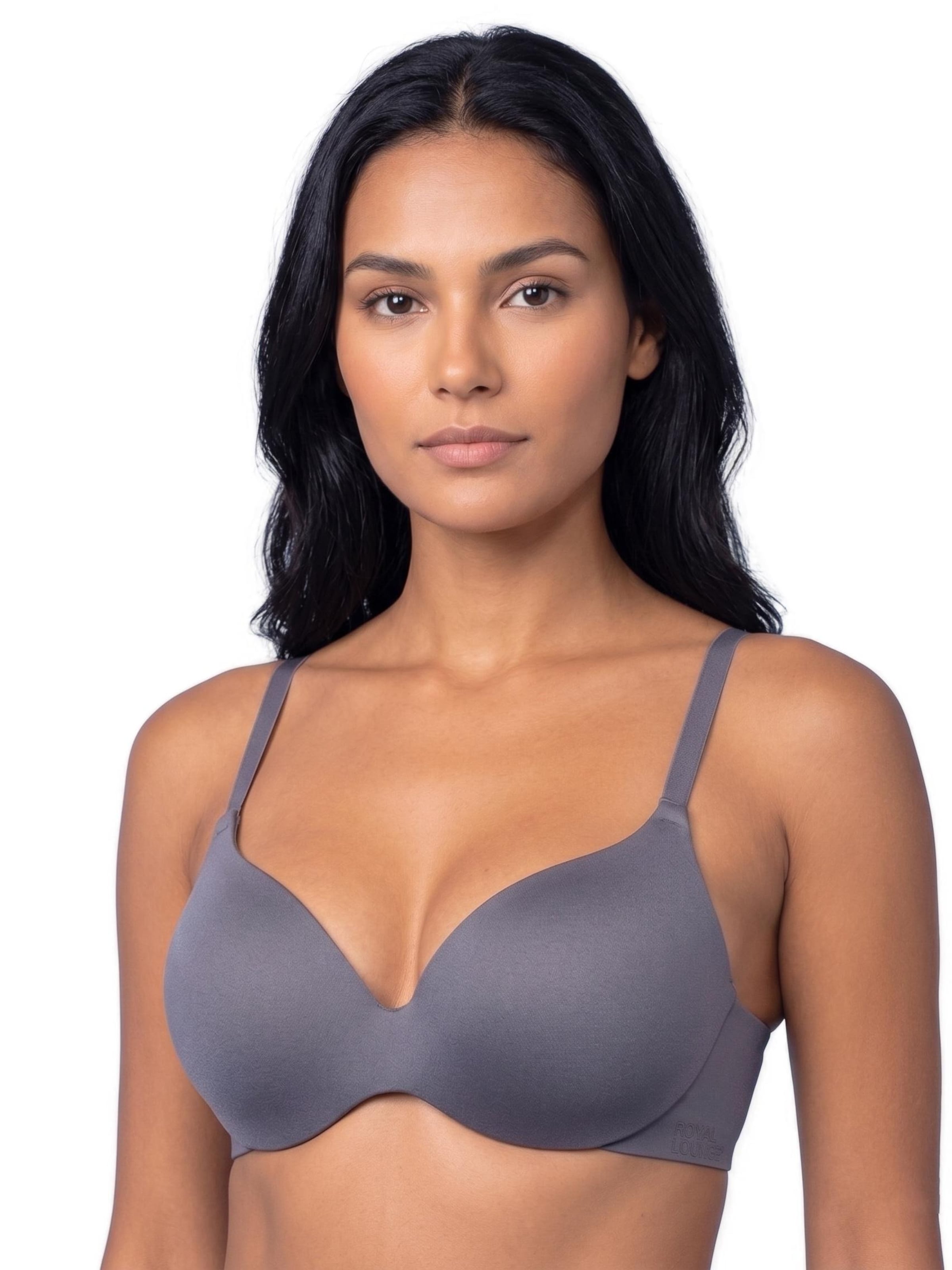 Royal Lounge Intimates - Soutien de tecido Soutien 'Royal Fit' em cinzento