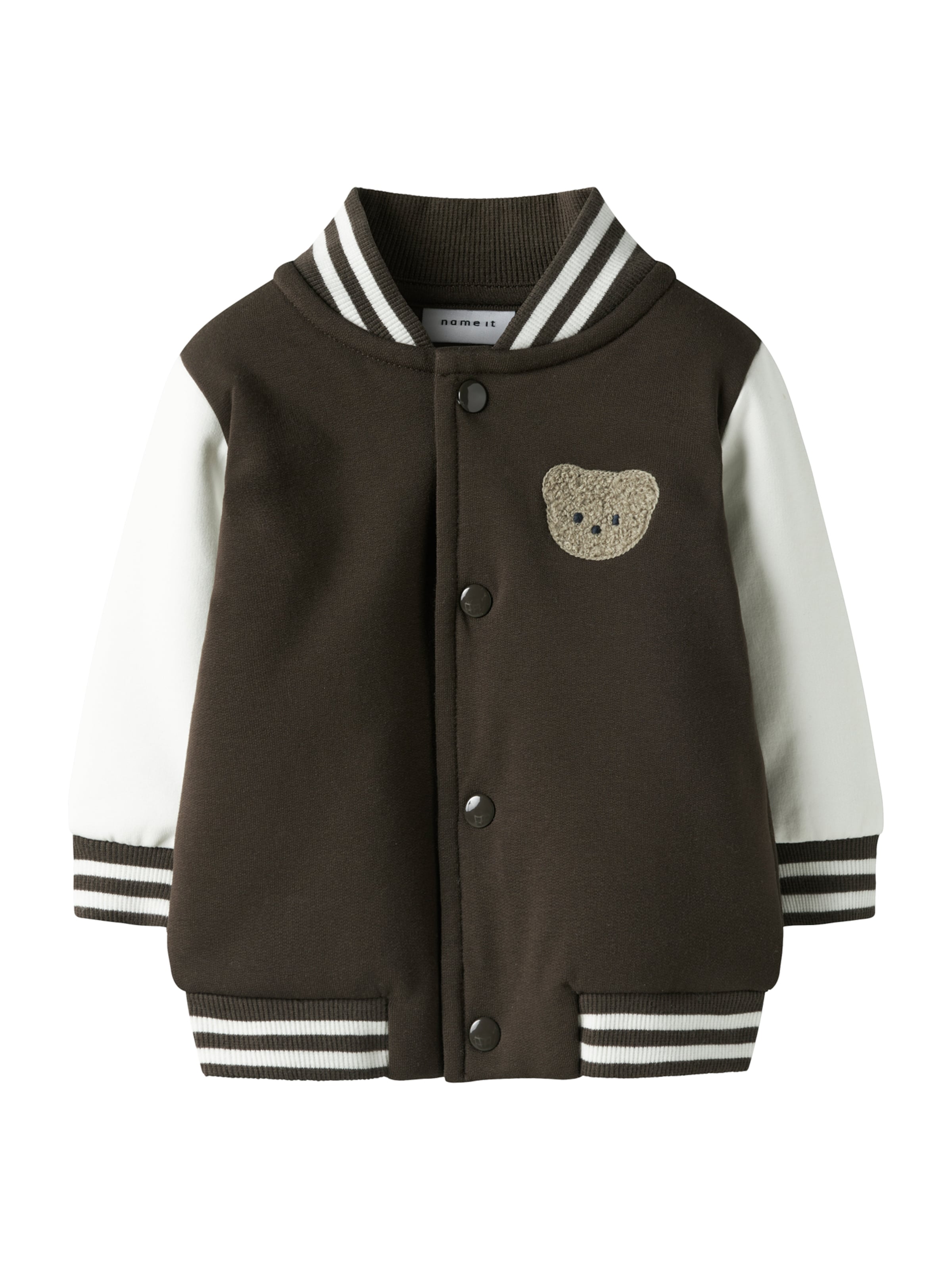 Giacca di felpa 'NBMRobinson' di NAME IT in marrone: frontale