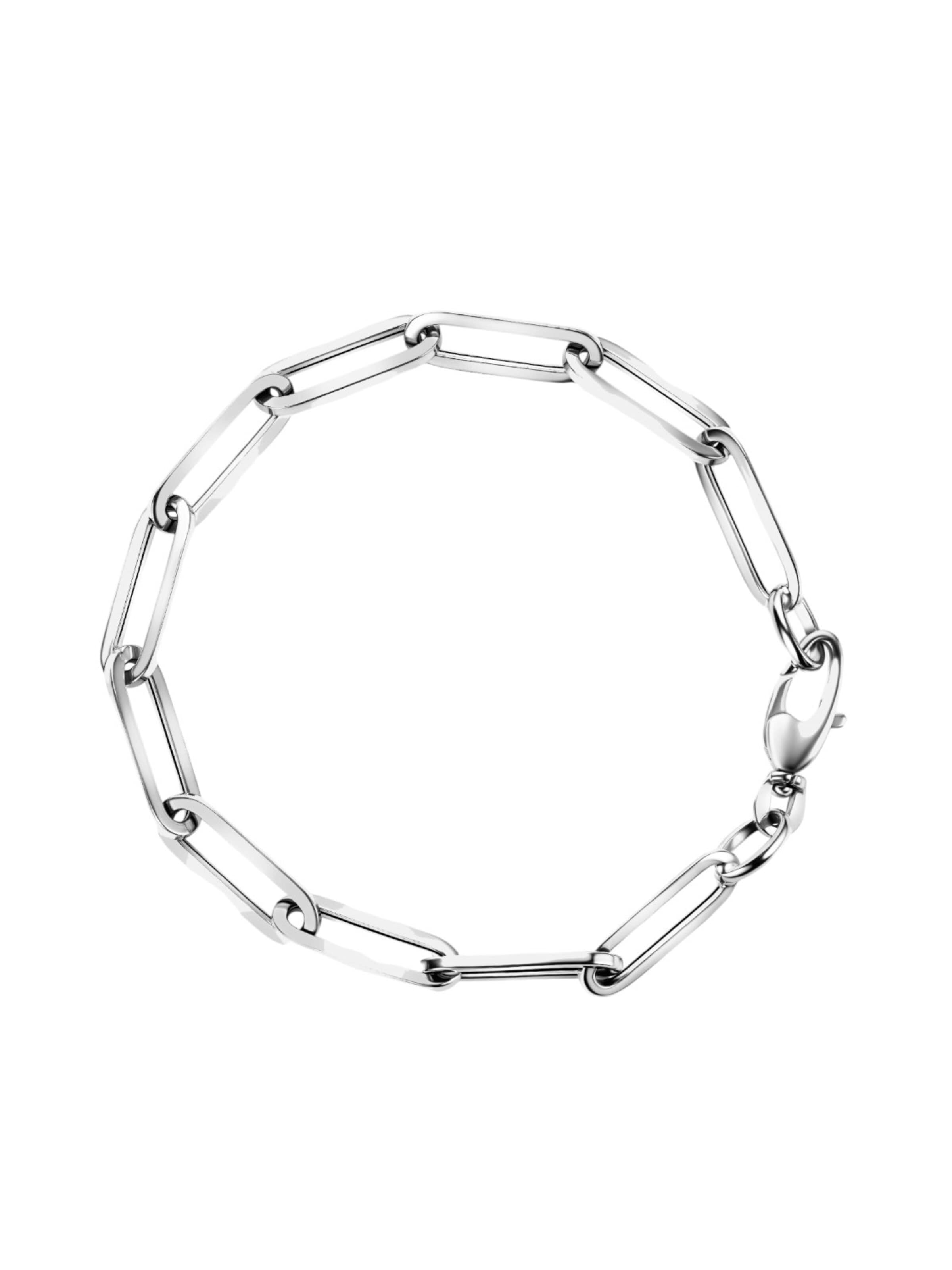 DIAMANT LETERNEL - Pulsera 'Armband aus 750 Weißgold' en plata: frente