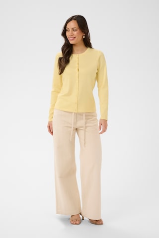 SAINT TROPEZ - Casaco de malha 'MilaSZ' em amarelo