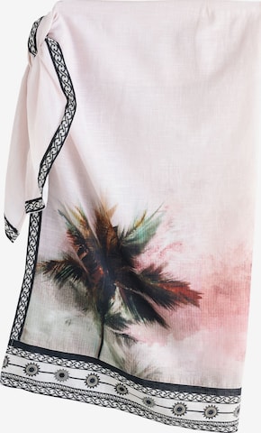 Serviette de plage Next en blanc : devant