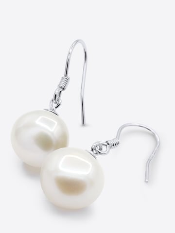 Ateliers Saint Germain Oorbellen 'Odeon' in Wit: voorkant