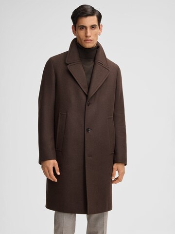 STRELLSON Between-Seasons Coat 'Cabanno' in Brown: front