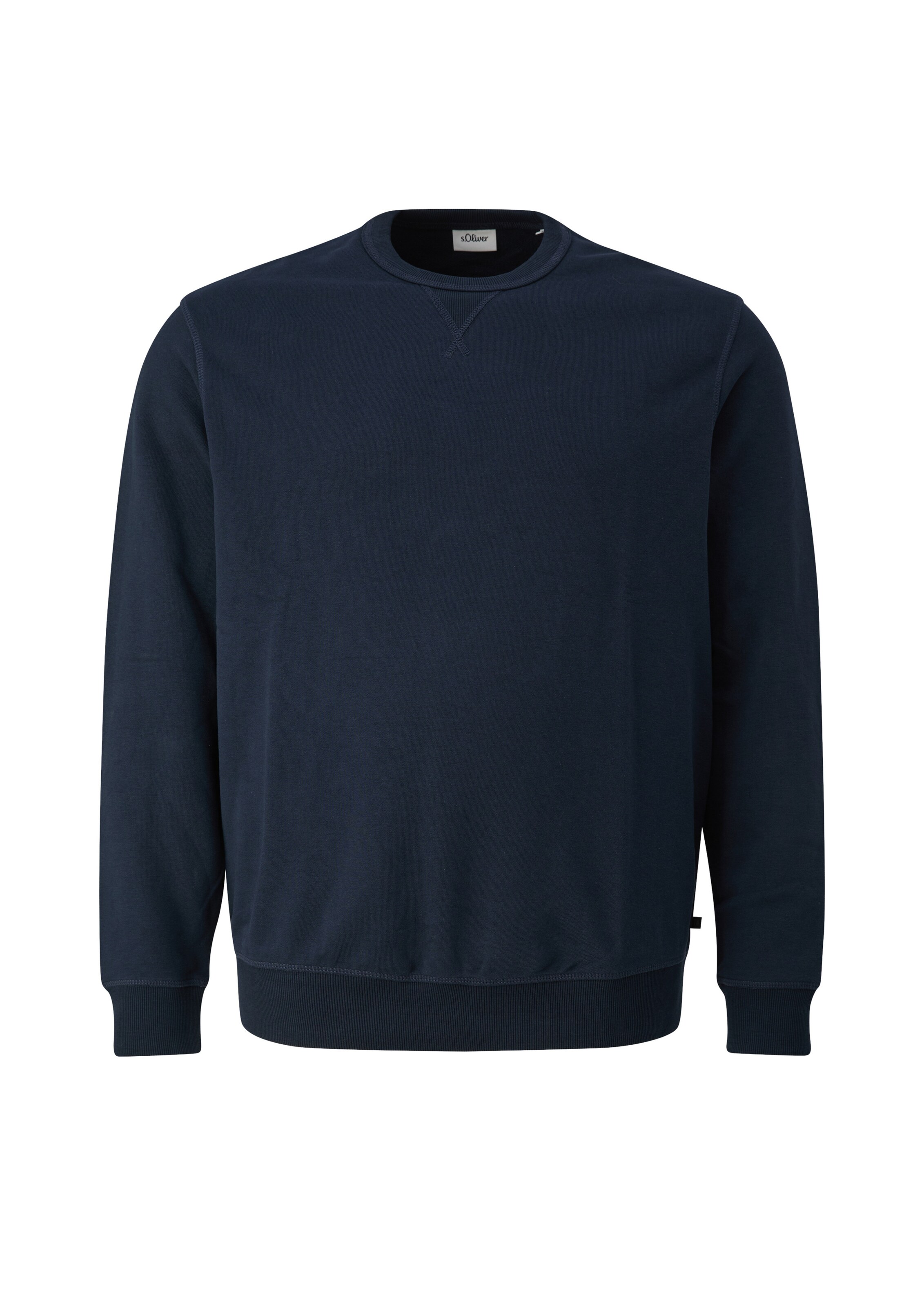 s.Oliver Men Big Sizes Sweatshirt in Blau: Vorderseite