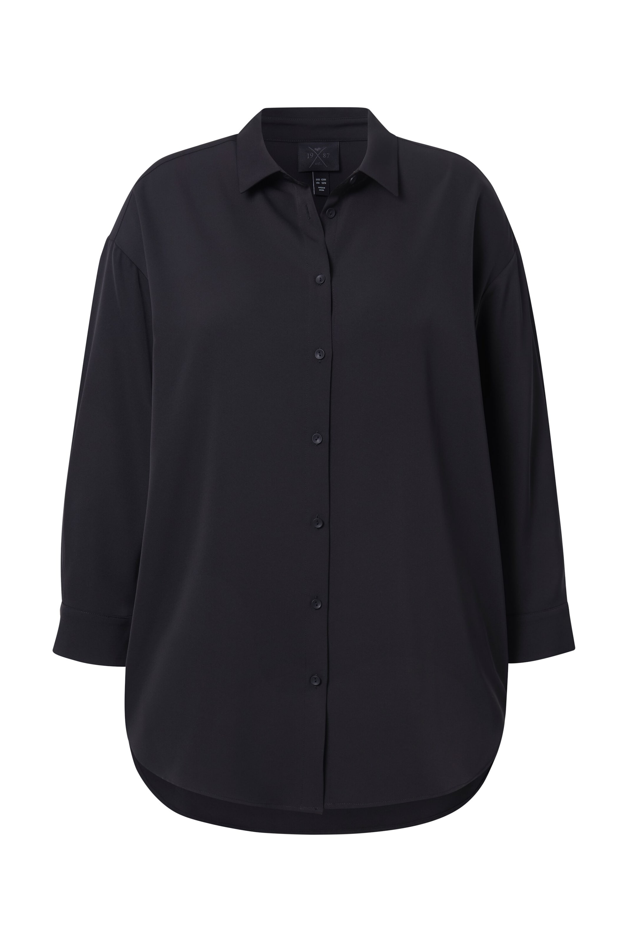 Ulla Popken Blouse in Black: front