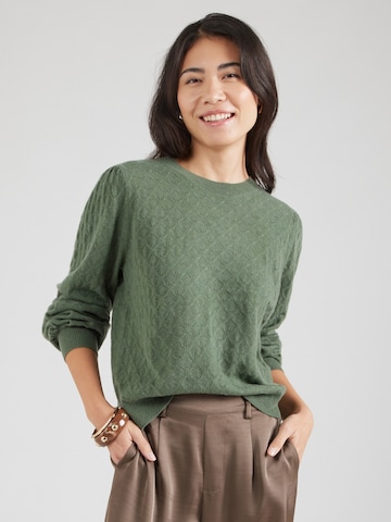 rosemunde - Jersey 'Laica' en verde: frente