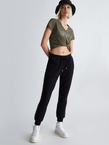 Liu Jo Tapered Broek in Zwart