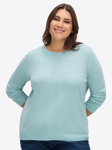 SHEEGO Sweater in Blue: front