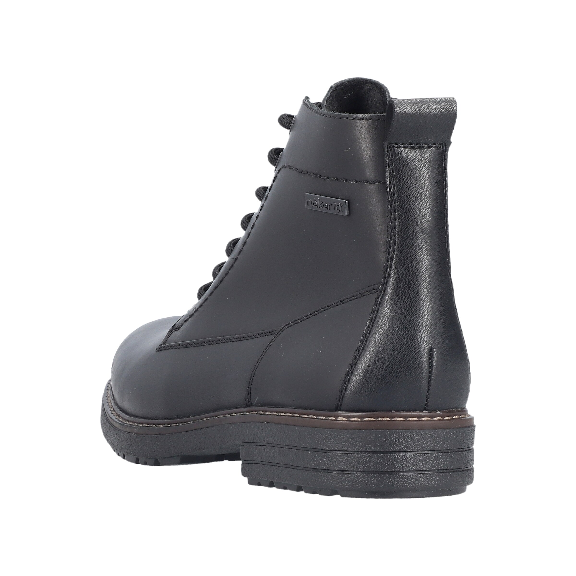 Rieker Lace-Up Boots in Black