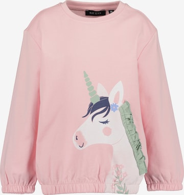 Sweat-shirt BLUE SEVEN en rose : devant