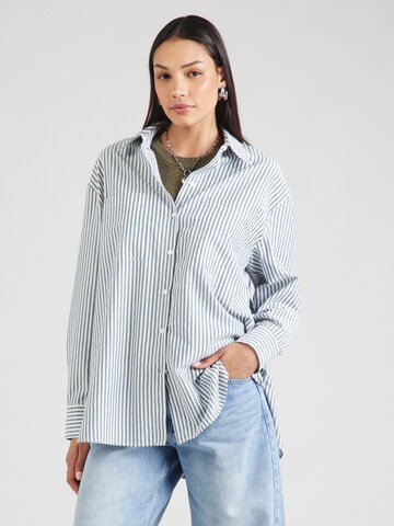 PIECES Blouse 'PCMELIA' in Wit: voorkant
