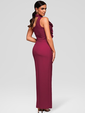 Ombre Evening dress in Red