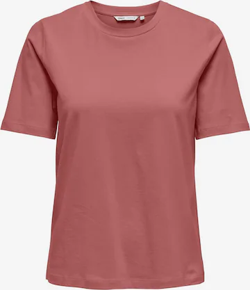 ONLY T-Shirt 'ONLONLY' in Pink: Vorderseite