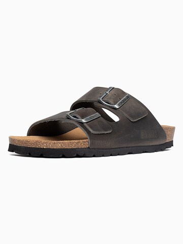 Bayton Mules 'Atlas' in Grey: front