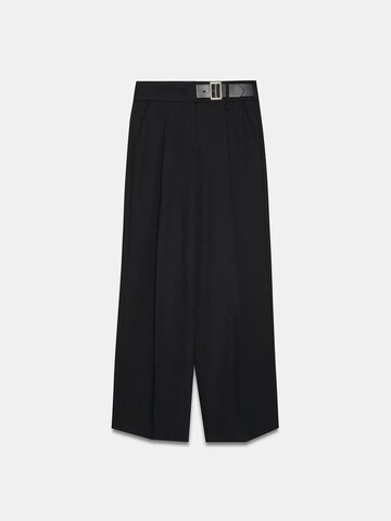 Dilvin Wide leg Trousers in Black
