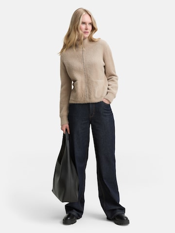 TOM TAILOR Knit cardigan in Grey