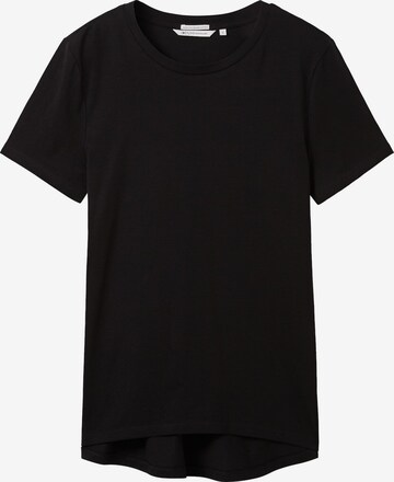 T-shirt TOM TAILOR DENIM en noir : devant