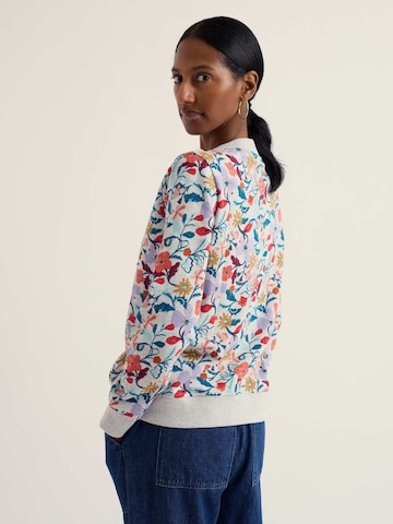 Seasalt Cornwall Sweatshirt 'Bright Wave' in Grijs