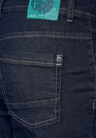 CECIL Slimfit Jeans 'Scarlett' in Blauw