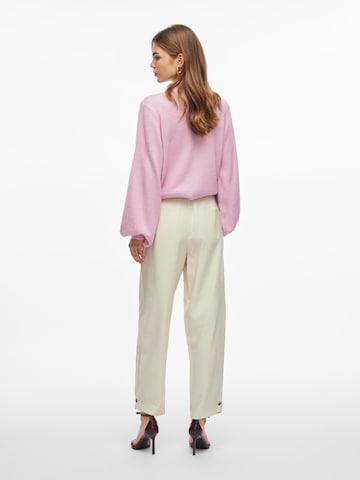 VILA - Ropa ancha Pantalón plisado en gris